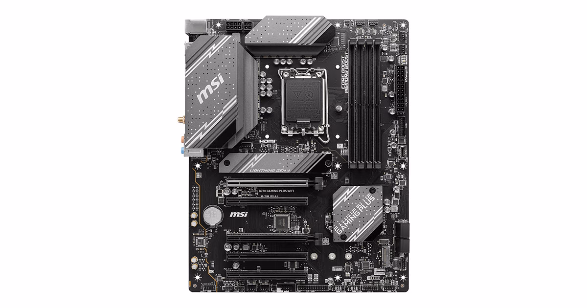 مادربرد ام اس آی مدل B760 GAMING PLUS WIFI D5