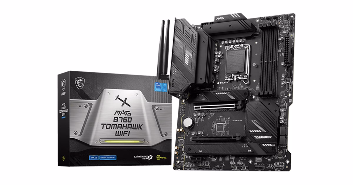 مادربرد ام اس آی مدل MAG B760 TOMAHAWK WIFI D5