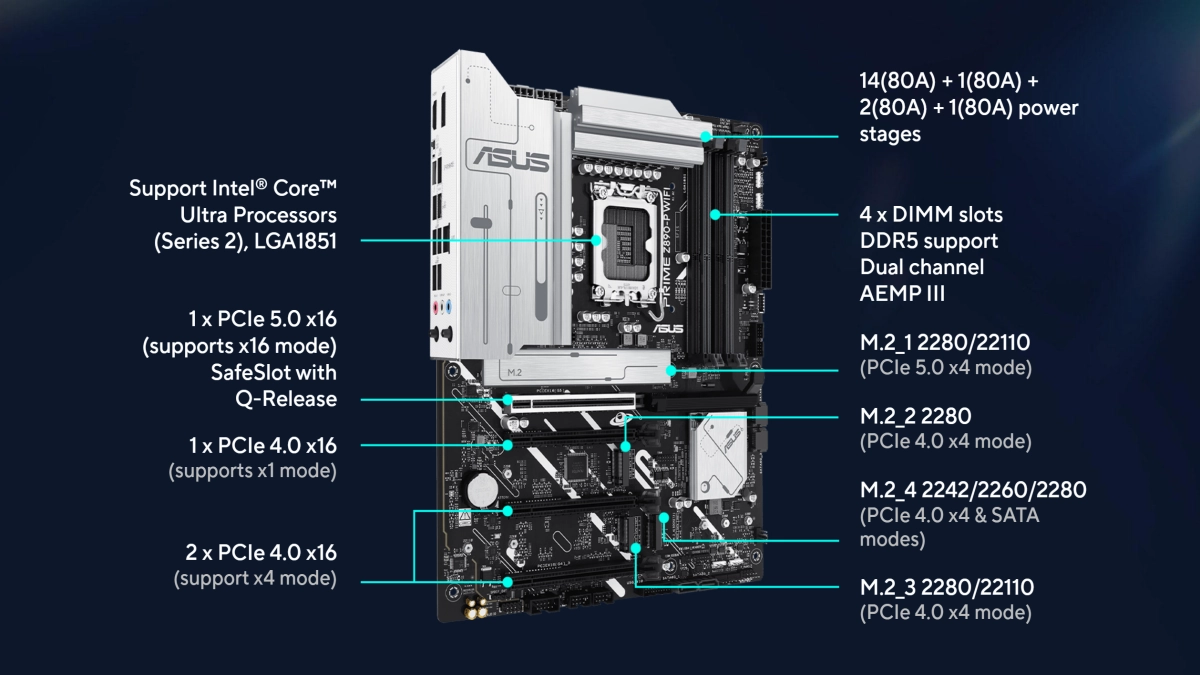 مادربرد ایسوس مدل PRIME Z890-P WiFi D5