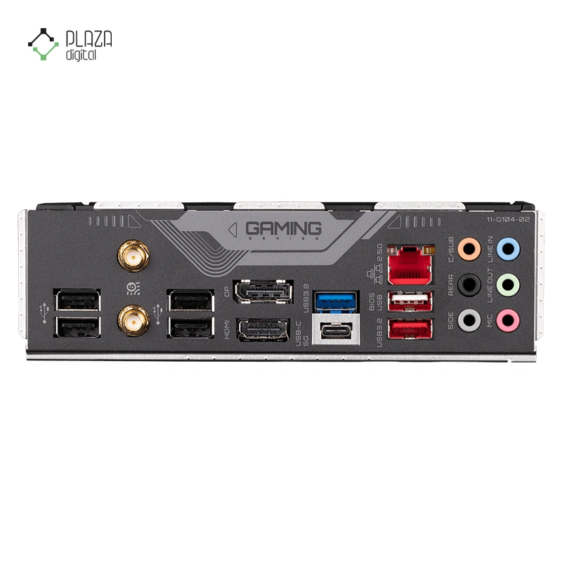 درگاه های مادربرد گیگابایت مدل B760 GAMING X AX (rev. 1.x) D5 پلازا دیجیتال