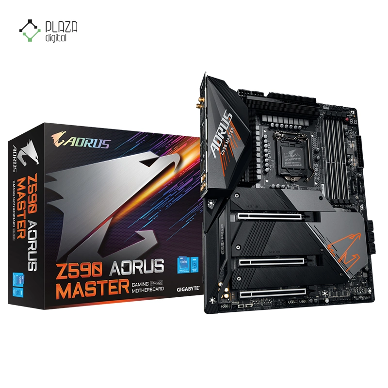 مادربرد گیگابایت مدل Z590 AORUS MASTER (rev. 1.0) D4 پلازا دیجیتال