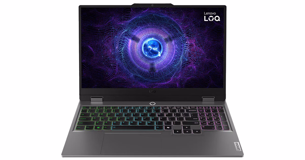 لپ تاپ لنوو 15.6 اینچی مدل LOQ i5 12450HX RTX2050