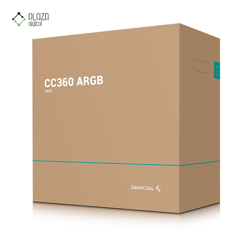 جعبه کیس کامپیوتر دیپ کول مدل CC360 ARGB رنگ مشکی پلازا دیجیتال