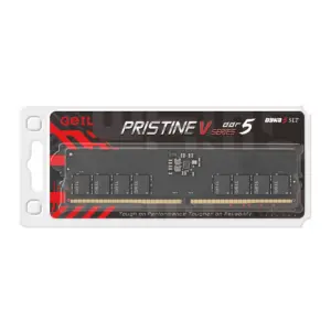 رم کامپیوتر DDR5 گیل مدل GEIL PRISTINE V تک کاناله 5200 مگاهرتز CL38 ظرفیت 16 گیگابایت پلازا دیجیتال