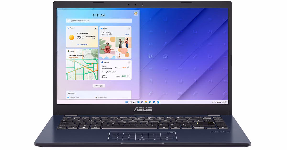 لپ تاپ ایسوس 14 اینچی مدل Vivobook Go 14 E410KA Celeron N4500