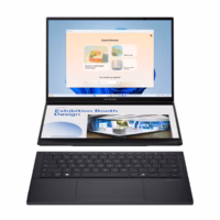 بهترین لپ تاپ های زنبوک ایسوس 6 لپ تاپ ایسوس 14 اینچی مدل Zenbook Duo UX8406MA Ultra 7 155H 16GB 1TB Intel Arc پلازادیجیتال