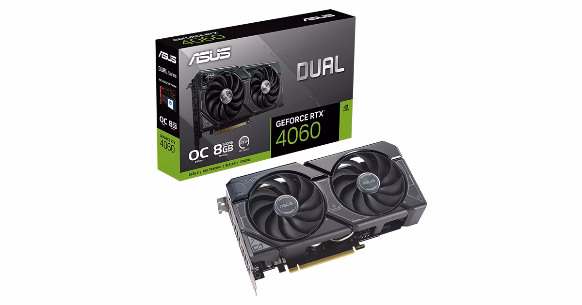 کارت گرافیک ایسوس مدل Dual RTX 4060 OC Edition 8G GDDR6