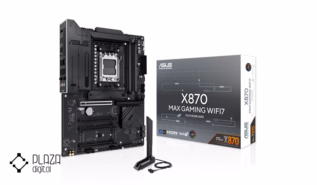 بهترین مادربرد ایسوس را بشناسید 13 مادربرد ایسوس مدل X870 MAX GAMING WIFI7 D5