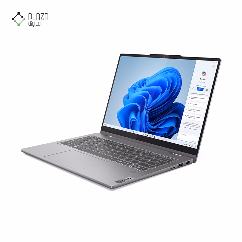 نمای سمت چپ لپ تاپ لنوو 14 اینچی مدل IdeaPad 5 2-in-1 14IRU9 Core 7 150U 16GB 1TB پلازا دیجیتال