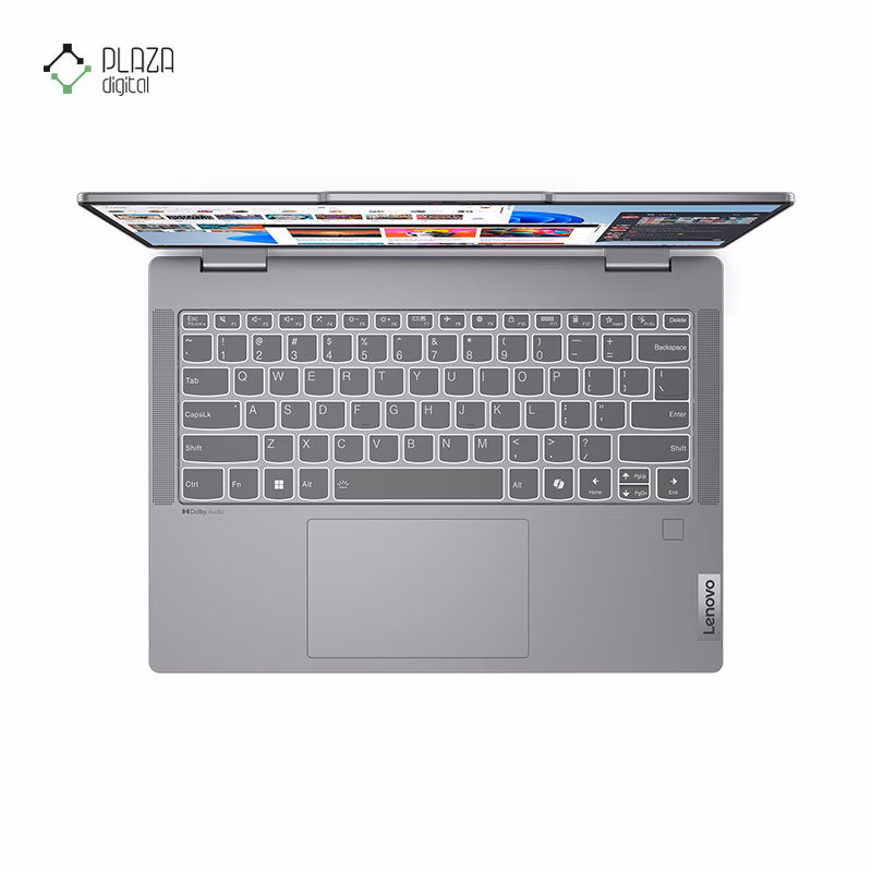 نمای کیبورد لپ تاپ لنوو 14 اینچی مدل IdeaPad 5 2-in-1 14IRU9 Core 7 150U 16GB 1TB پلازا دیجیتال