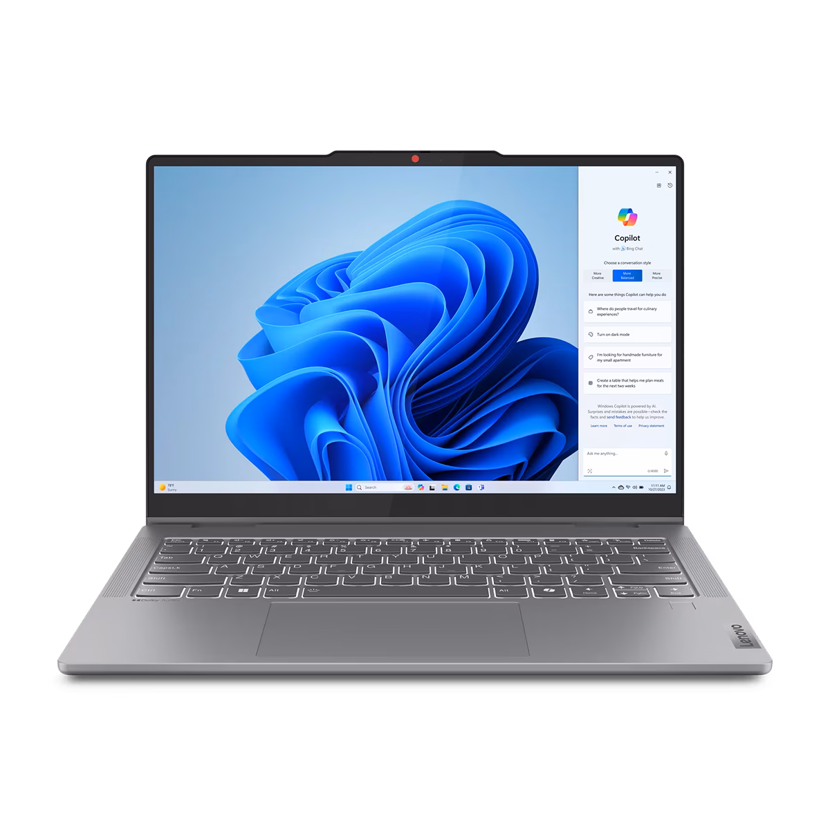 لپ تاپ لنوو 14 اینچی مدل IdeaPad 5 2-in-1 14IRU9 Core 7 150U 16GB 1TB پلازا دیجیتال
