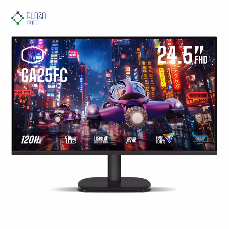 مانیتور گیمینگ کولر مستر 24.5 اینچ مدل GA25FC - پلازادیجیتال