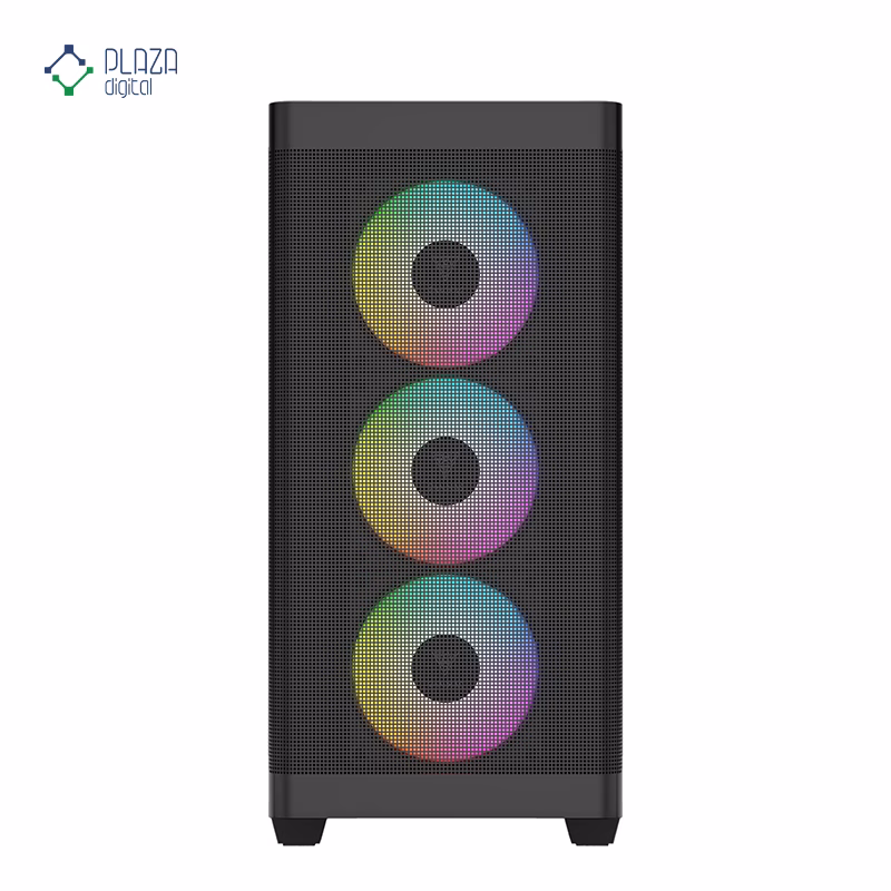کیس کامپیوتر گیمینگ گیم دیاس مدل ATHENA M3 رنگ مشکی پلازا دیجیتال