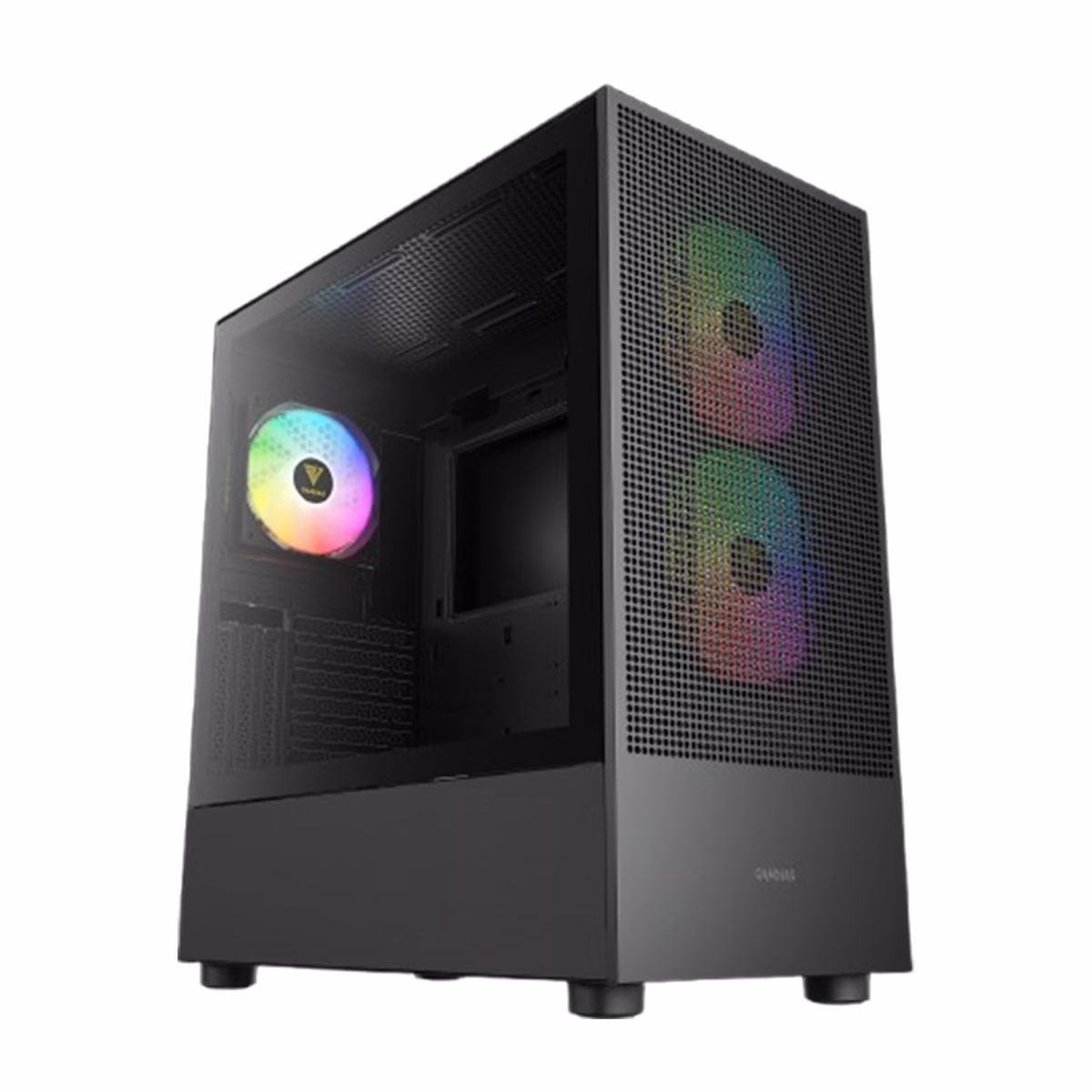 نمونه کیس کامپیوتر گیمینگ گیم دیاس مدل Talos E3 MESH elite - مشکی - پلازادیجیتال