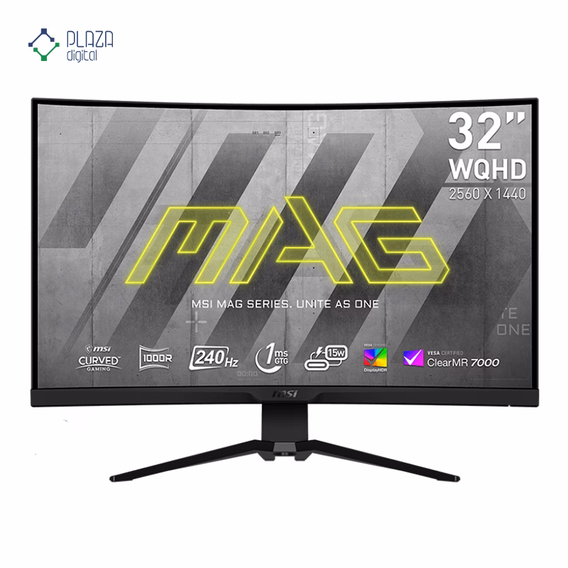مانیتور گیمینگ ام اس ای 32 اینچی مدل MAG 325CQRXF - پلازادیجیتال