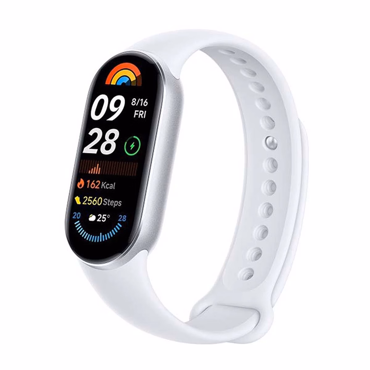 مچ بند هوشمند شیائومی مدل Mi Band 9 - سفید - پلازا دیجیتال