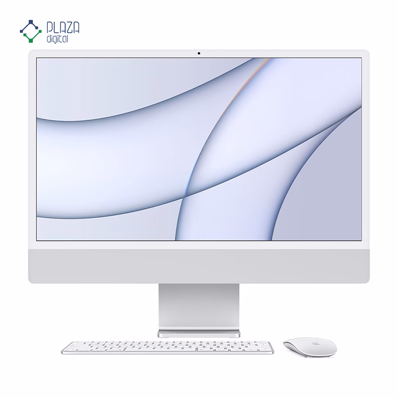کامپیوتر All in One اپل 24 اینچی مدل iMac MGPC3 2021 M1 8GB 256GB پلازا دیجیتال