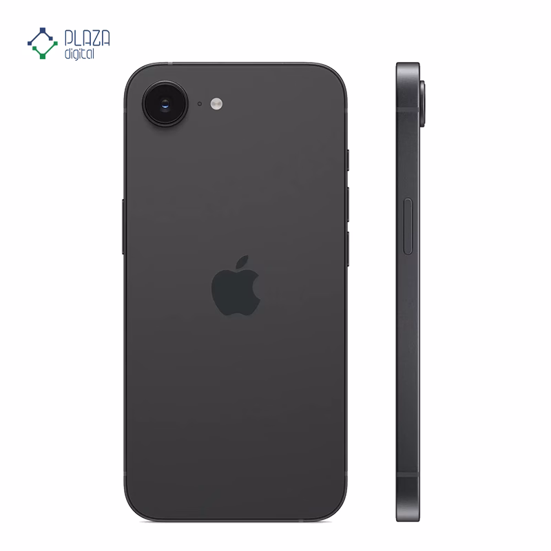 نمای پشت گوشی موبایل اپل مدل iPhone 16e ظرفیت 128 گیگابایت رم 8 گیگابایت - نات اکتیو / رجیستر شده رنگ مشکی پلازا دیجیتال