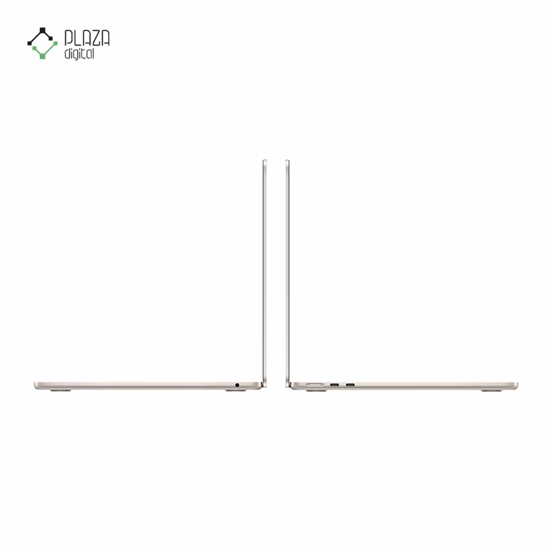 درگاه های لپ تاپ اپل 13.6 اینچی مدل مک بوک ایر MW103 2025 M4 16GB 512GB پلازا دیجیتال