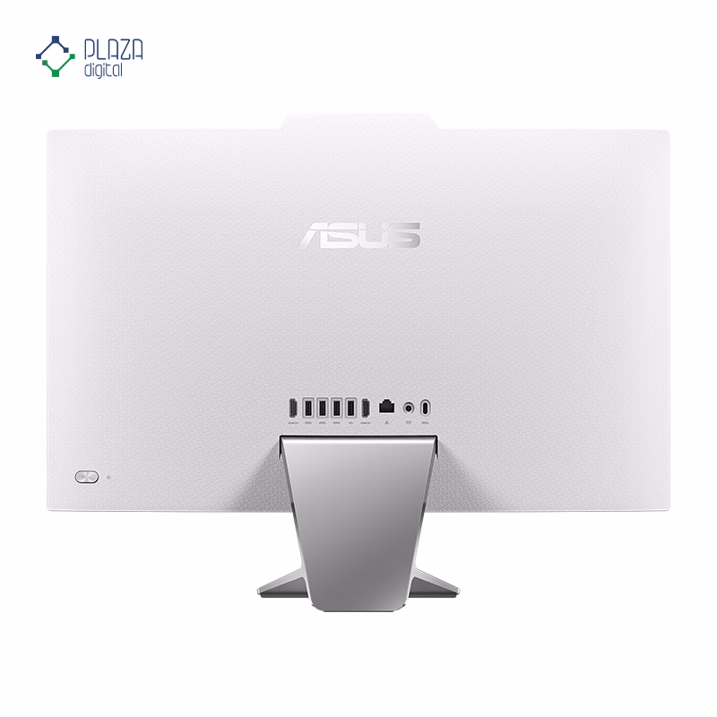 نمای پشت کامپیوتر All in One ایسوس 23.8 اینچی مدل A3402WVAT i5 1335U 8GB 512GB رنگ سفید پلازا دیجیتال