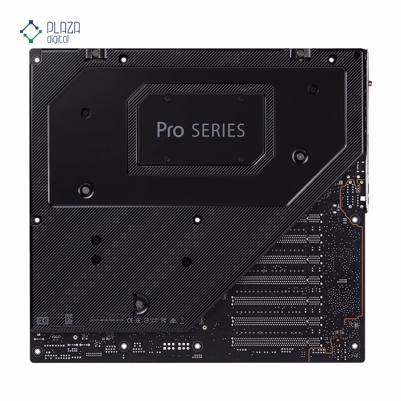 نمای پشت مادربرد ایسوس مدل Pro WS WRX80E-SAGE SE WIFI II D4 پلازا دیجیتال