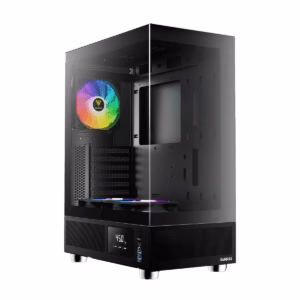 کیس کامپیوتر گیمینگ گیم دیاس مدل ATLAS E1 رنگ مشکی پلازا دیجیتال