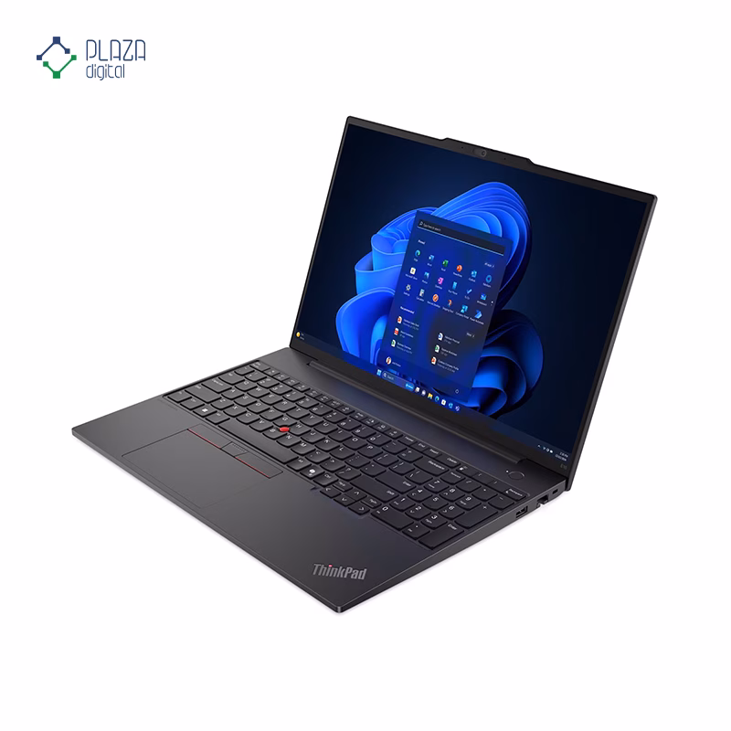 نمای سمت چپ لپ تاپ لنوو 16 اینچی مدل ThinkPad E16 Gen 2 Ultra 5 125U 8GB 1TB Arc پلازا دیجیتال