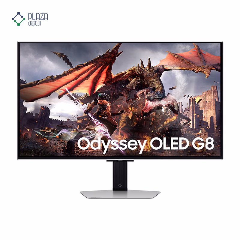 مانیتور گیمینگ سامسونگ 32 اینچی مدل Odyssey OLED G8 LS32DG802SMXUE پلازا دیجیتال