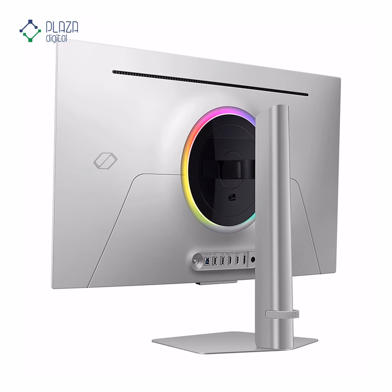 نمای پشت مانیتور گیمینگ سامسونگ 32 اینچی مدل Odyssey OLED G8 LS32DG802SMXUE پلازا دیجیتال