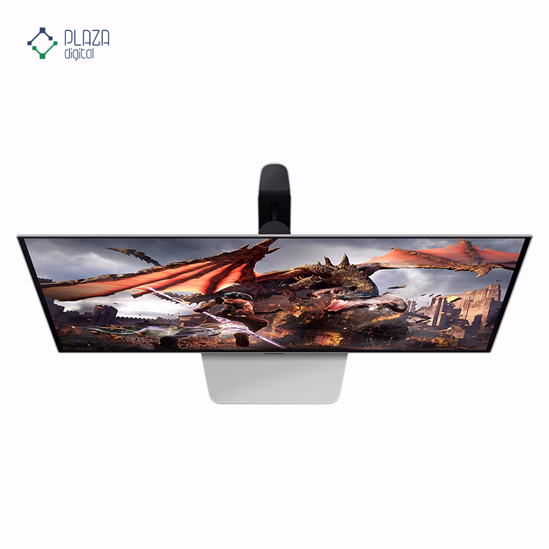 نمای بالای مانیتور گیمینگ سامسونگ 32 اینچی مدل Odyssey OLED G8 LS32DG802SMXUE پلازا دیجیتال