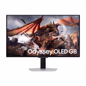 مانیتور گیمینگ سامسونگ 32 اینچی مدل Odyssey OLED G8 LS32DG802SMXUE پلازا دیجیتال