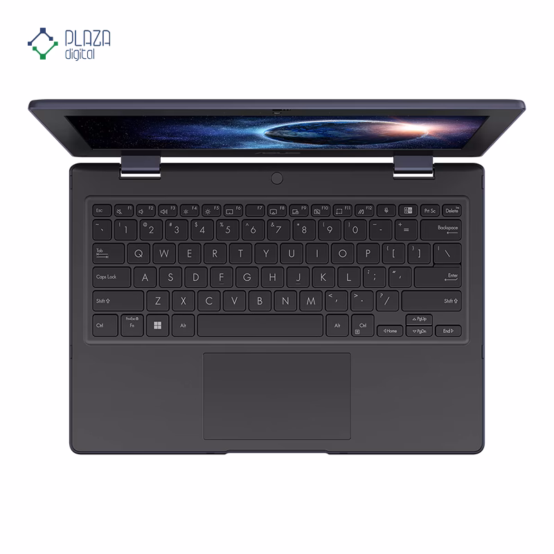 نمای کیبورد لپ تاپ ایسوس 11.6 اینچی مدل BR1102C N100 8GB 1TB UHD پلازا دیجیتال