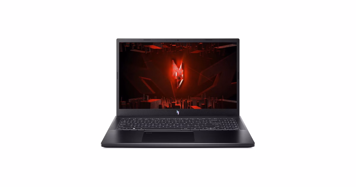 بهترین لپ تاپ های گیمینگ اقتصادی 8 Acer-Nitro-V-15-ANV15-51-76ER-i7-13620H-32GB-RAM-1TB-SSD-RTX4050-Black-PlazaDigitalپ