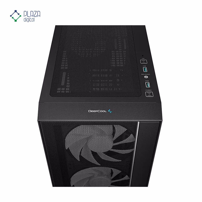 درگاه های جلویی کیس کامپیوتر دیپ کول مدل MATREXX 55 MESH V4 پلازا دیجیتال