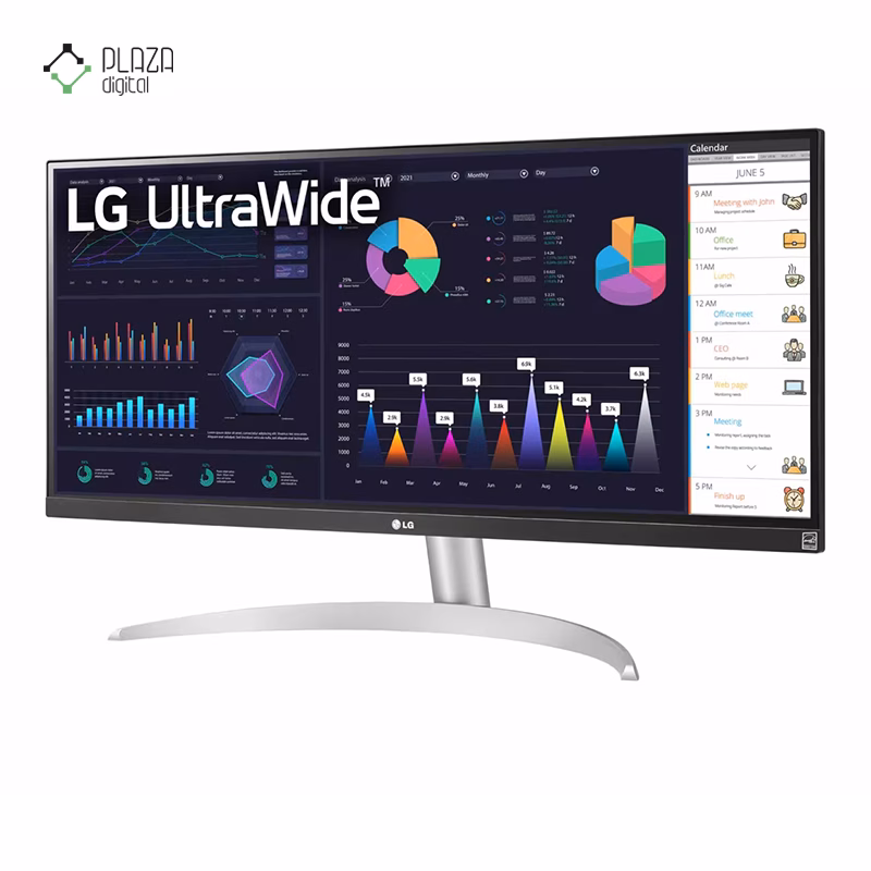 مانیتور ال جی 27 اینچی مدل 29WQ600-W پلازادیجیتال