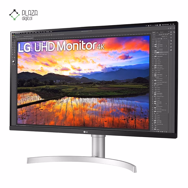 مانیتور ال جی 31.5 اینچی مدل 32UN650-W پلازادیجیتال