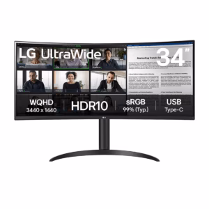 مانیتور ال جی 34 اینچی مدل 34WR55QK-B مشکی پلازادیجیتال