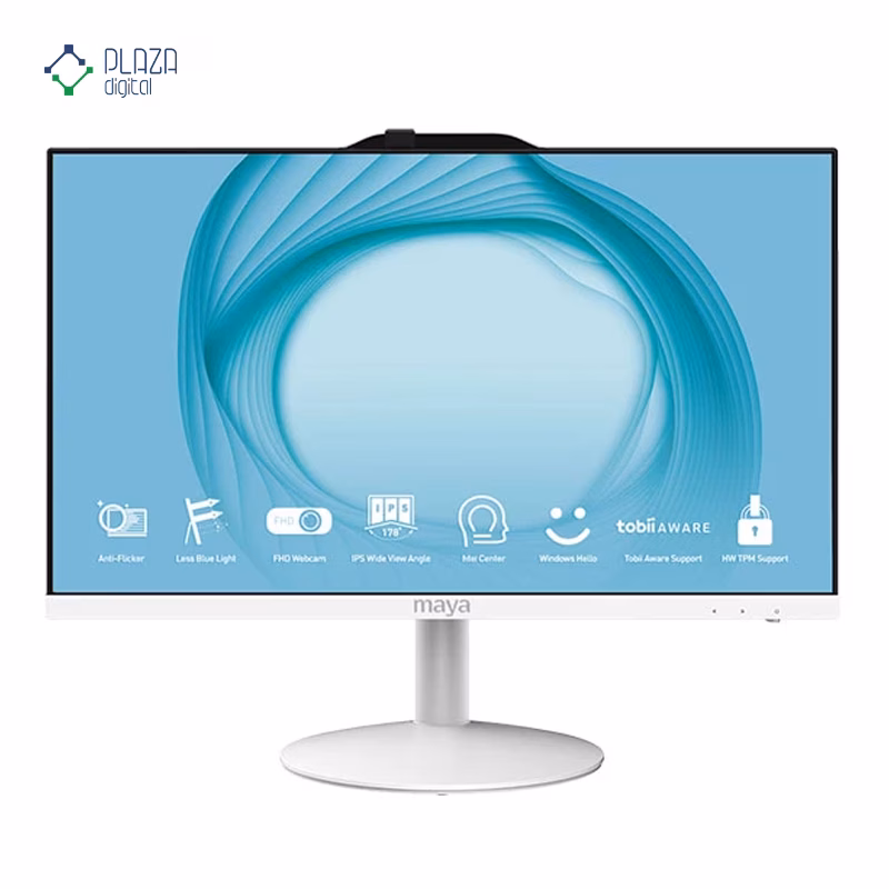 کامپیوتر All in One مایا 23.8 اینچی مدل MA24 D12 Core i3 12100 16GB 512GB UHD پلازادیجیتال