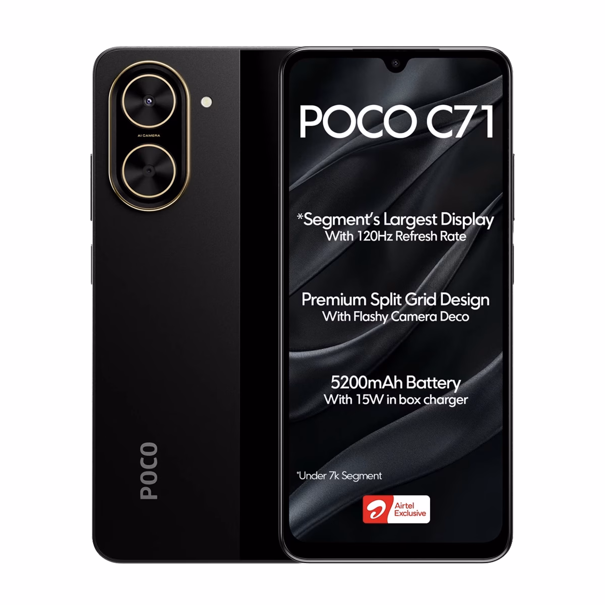 گوشی موبایل پوکو مدل Poco C71 ظرفیت 128 گیگابایت رم 4 گیگابایت 2 گوشی موبایل پوکو مدل Poco C71 ظرفیت 128 گیگابایت رم 4 گیگابایت مشکی پلازا دیجیتال