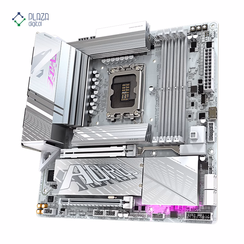 مادربرد گیگابایت مدل Z890M AORUS ELITE WIFI7 ICE D5 پلازا دیجیتال