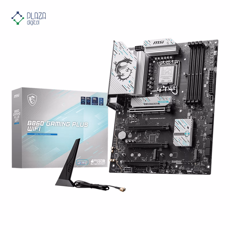 مادربرد ام اس آی مدل B860 GAMING PLUS WIFI D5 پلازا دیجیتال