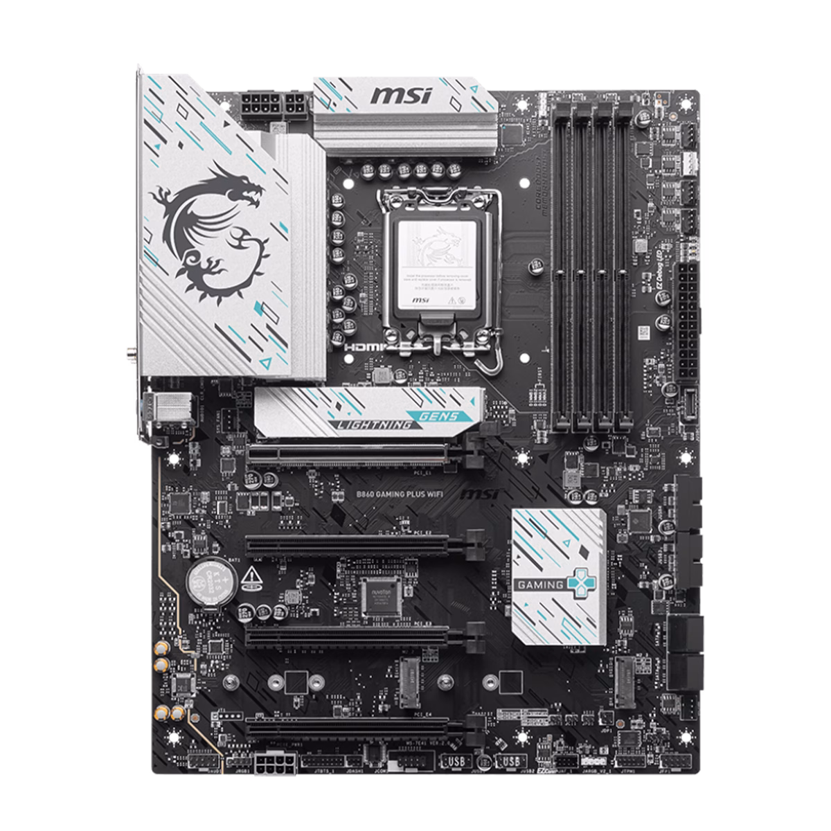 مادربرد ام اس آی مدل B860 GAMING PLUS WIFI D5 پلازا دیجیتال