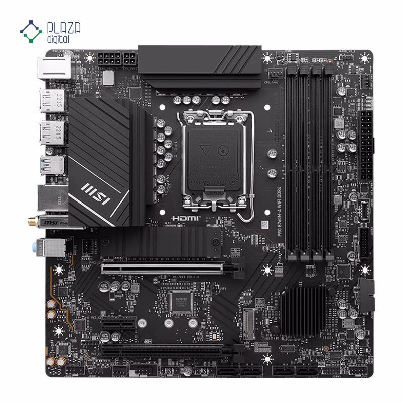مادربرد ام اس آی مدل PRO B760M-A WIFI DDR4 پلازا دیجیتال