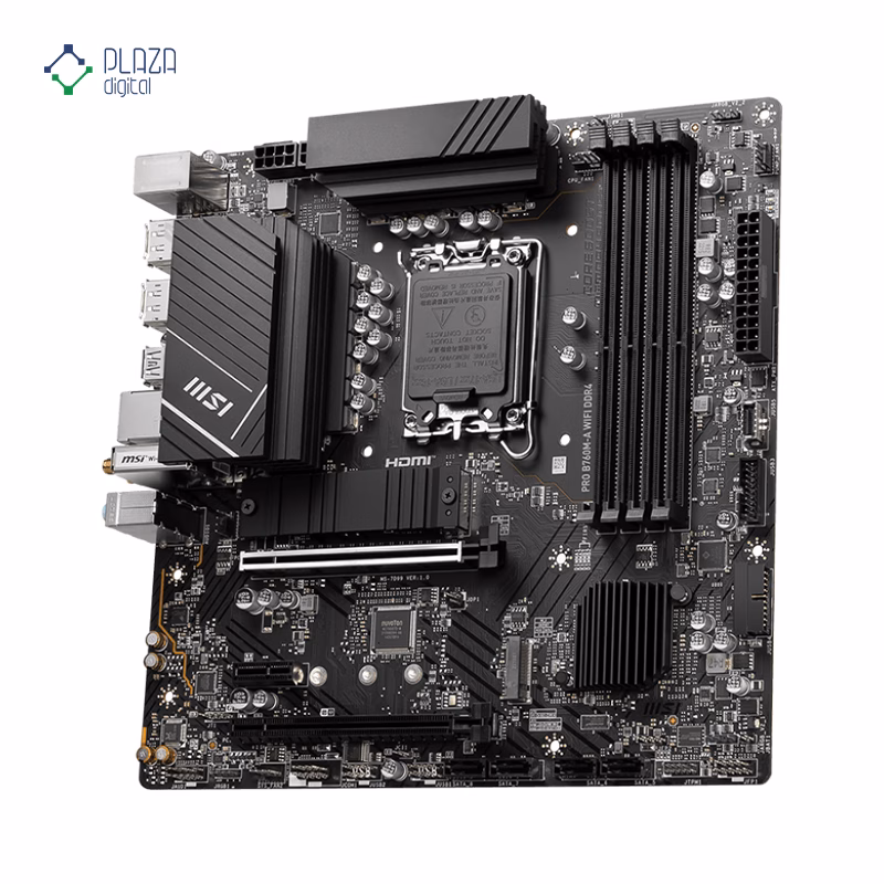 مادربرد ام اس آی مدل PRO B760M-A WIFI DDR4 پلازا دیجیتال