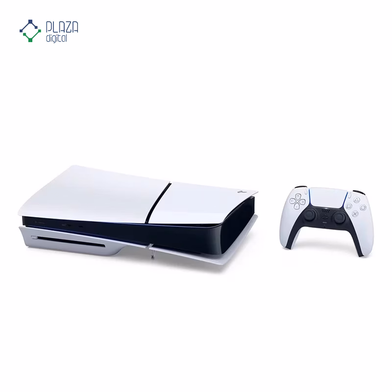 پلی استیشن 5 اسلیم استاندارد ظرفیت 1 ترابایت اروپا به همراه دسته اضافه سفید و هدست VR2 پلازا دیجیتال