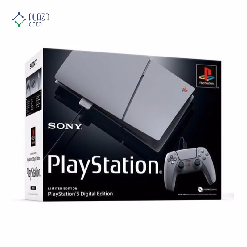 جعبه پلی استیشن 5 اسلیم دیجیتال ظرفیت 1 ترابایت نسخه 30th Anniversary Limited Edition پلازا دیجیتال