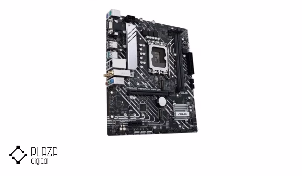معرفی بهترین مادربرد ddr4 14 prime-h610m-a-wifi-d4-asus-motherboard-left-view