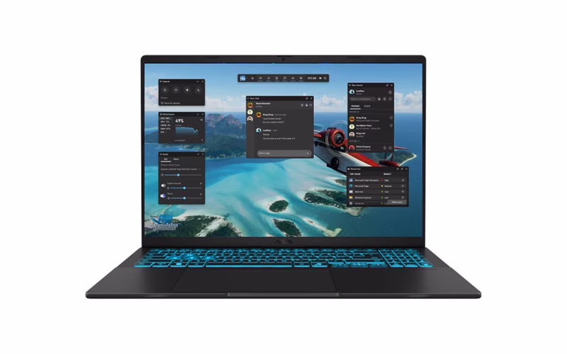 بهترین لپ تاپ ایسوس بالای 200 میلیون تومان 7 لپ تاپ ایسوس 16 اینچی مدل V16 V3607VH Core 7 240H 64GB 2TB RTX5050