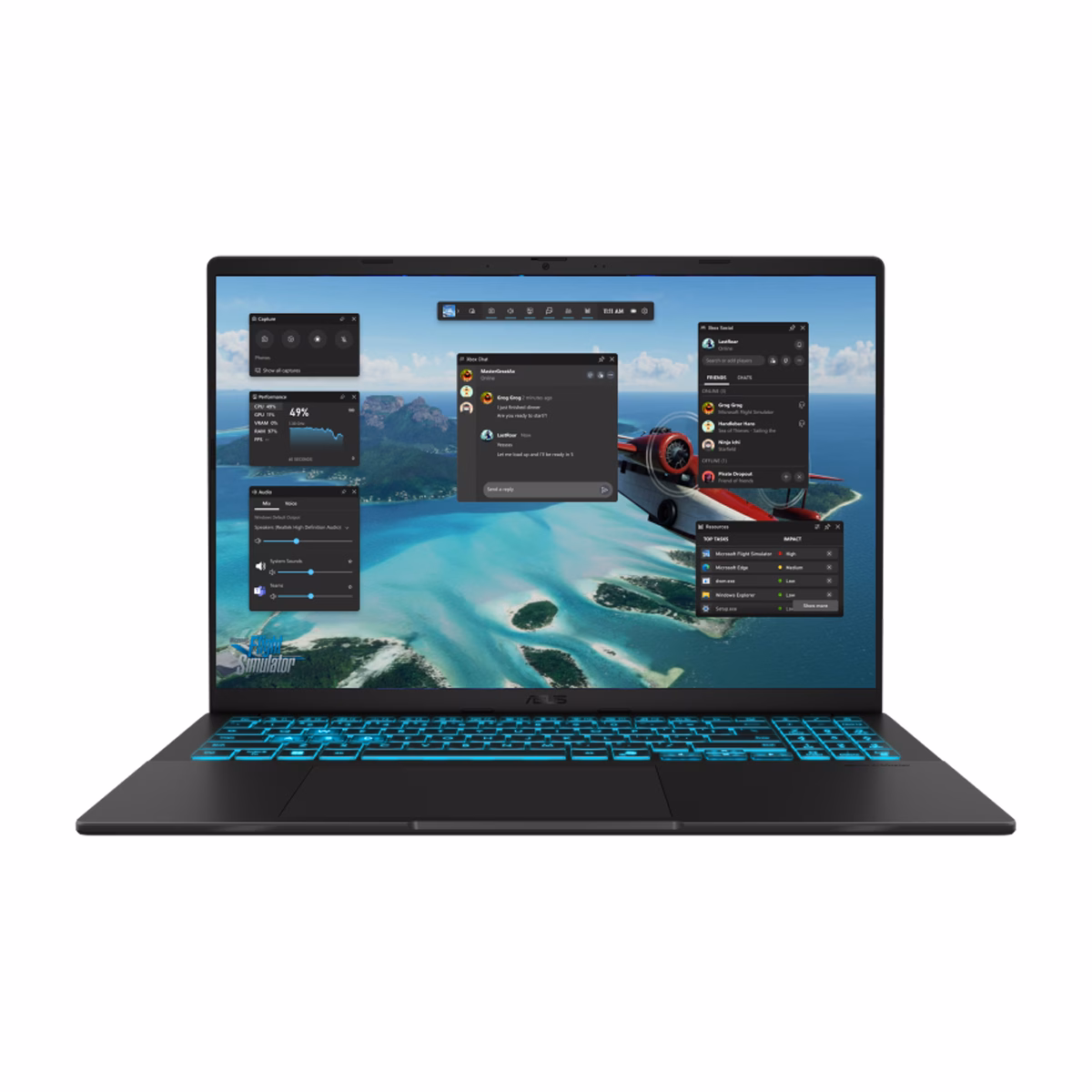 لپ تاپ ایسوس 16 اینچی مدل V16 V3607VJ Core 7 240H 32GB 1TB RTX3050 پلازادیجیتال