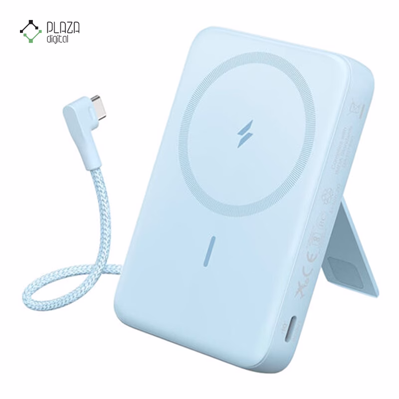 پاوربانک انکر مدل Zolo Magnetic A1685 ظرفیت 10000 میلی آمپر ساعت پلازادیجیتال